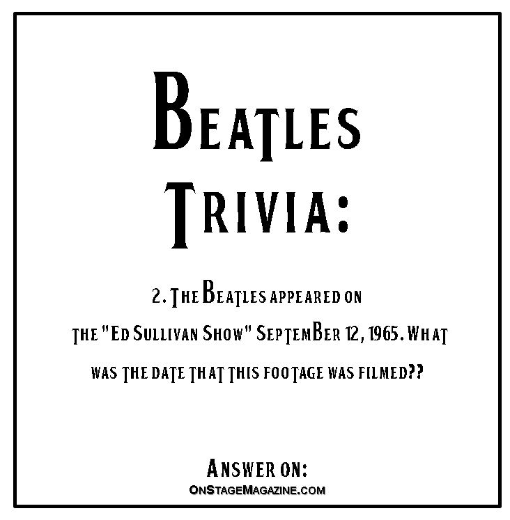 Beatles Trivia 2